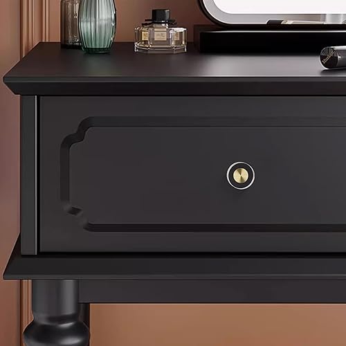 Miniatura 4 de QOGRISUN Paquete de 20 pomos de gabinete de cristal de latón, pomos de cajón dorados de cristal de cristal, redondos de 1-14 pulgadas, tiradores