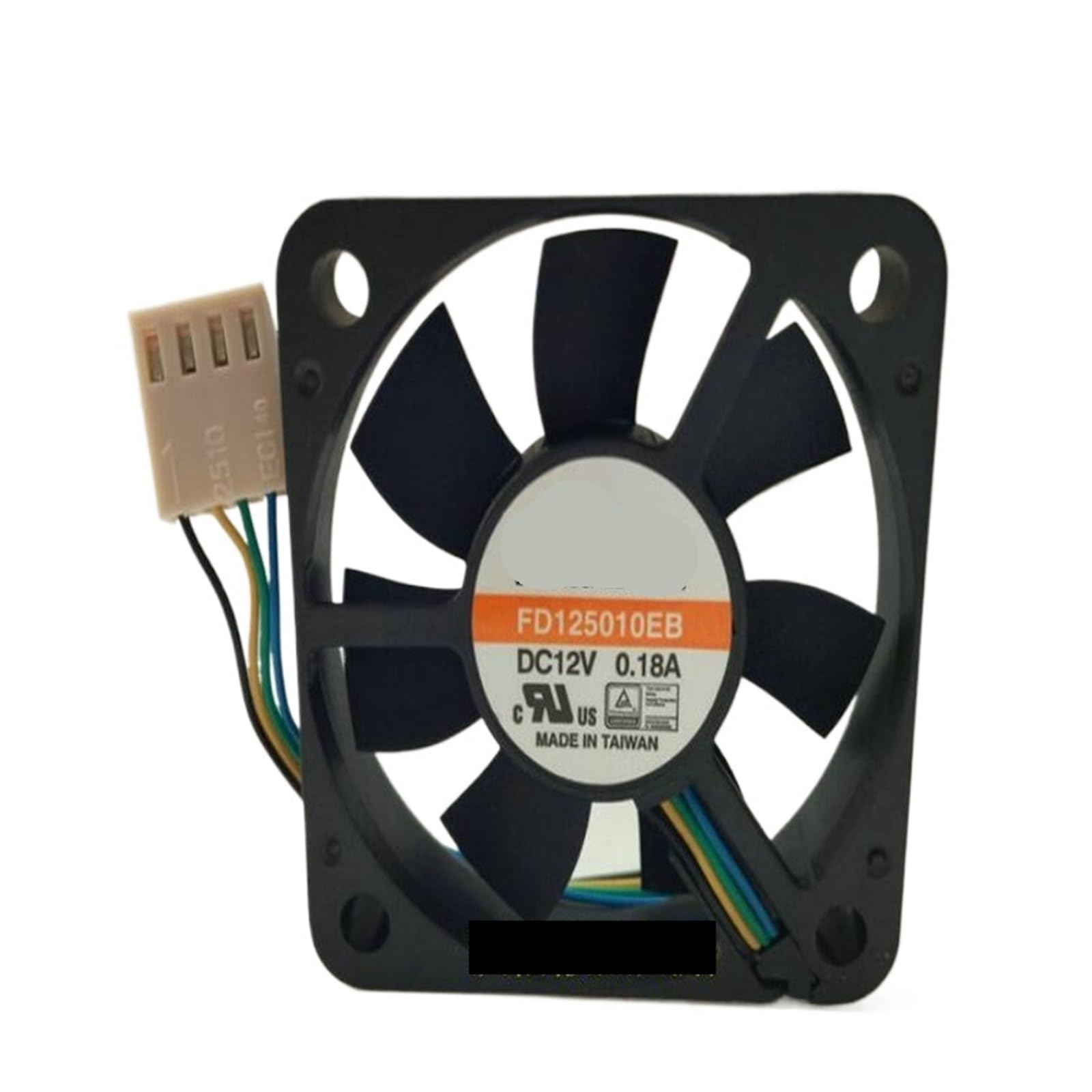 UITGVDQAT FD125010EB 12V 0.18A 50 * 50 * 10mm 4-wire Durable Ball Fan