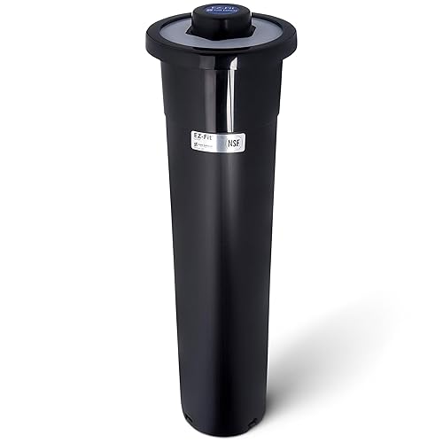 San Jamar One-Size-Fits-All Ez-Fit In-Counter Cup Dispenser Fits 8-46 Oz