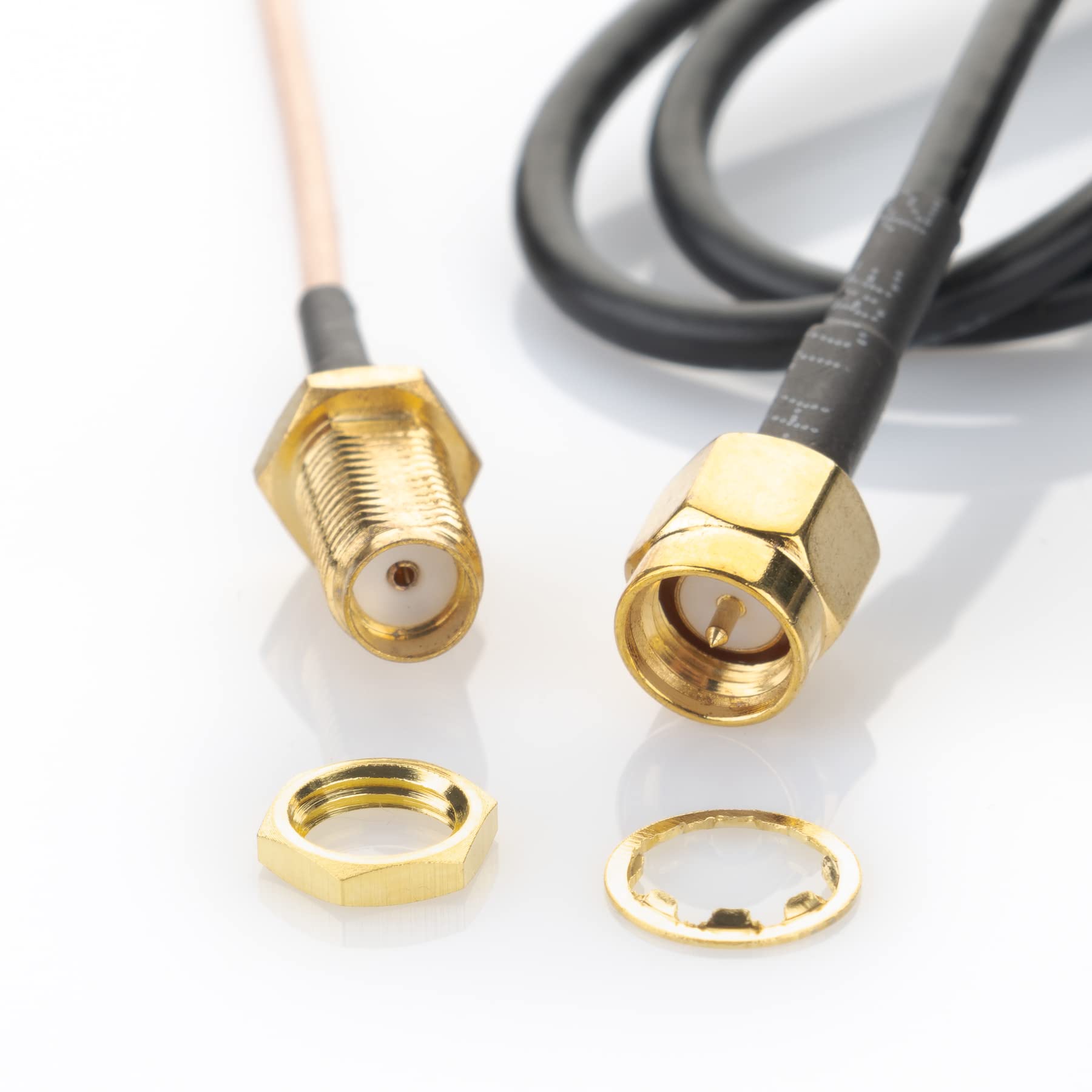 RaspberryMatic 868 MHz antenne SMA voor CCU3 CCU2 Raspberry Pi CUL USB CC1101 GSM ELV kit pivCCU Homematic Fibaro Pigtail kabel (10m SMA verlenging vrouwelijk/male