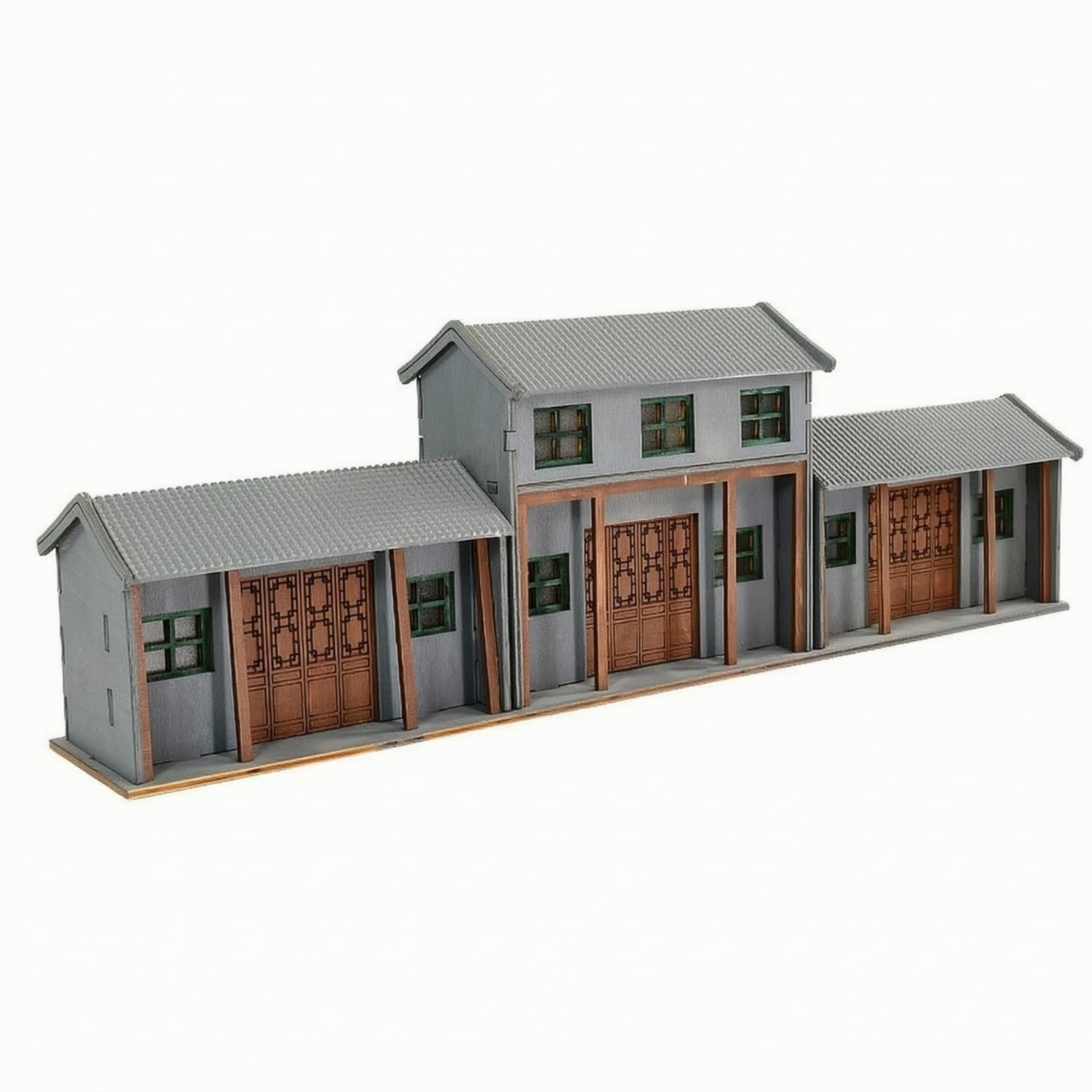 Traditional Courtyard Str Modello Casa Tradizionale Siheyuan Set Costruzione Miniatura Diorama Legno con Pezzi Tagliati Dettagli Architettonici