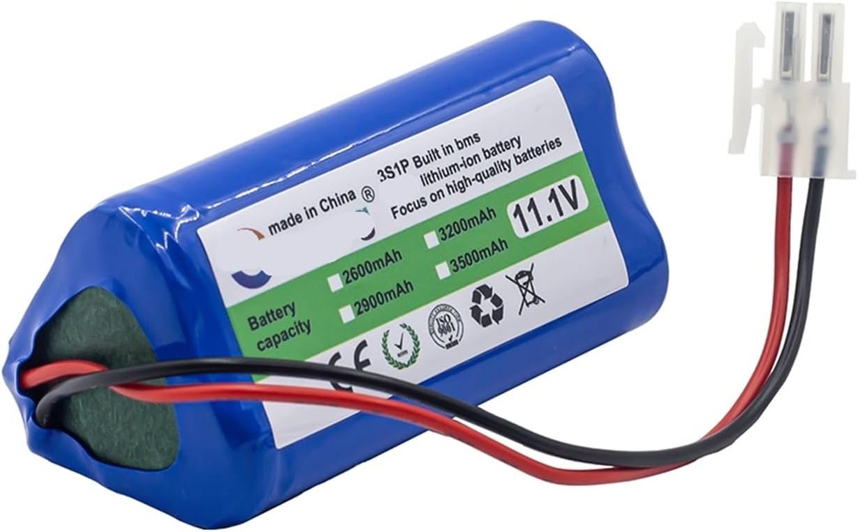 Compatible for Ilife，v9e，Vacuum Cleaner Sweeping Mopping Robot Replacement Battery Li-ion Battery Pack Cordless Vacuum Battery(2900mAh)
