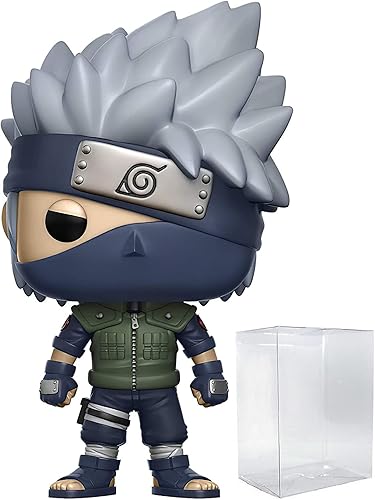Naruto Shippuden - Kakashi Funko Pop! Figura de vinilo (incluye funda protectora compatible con caja Pop Box)