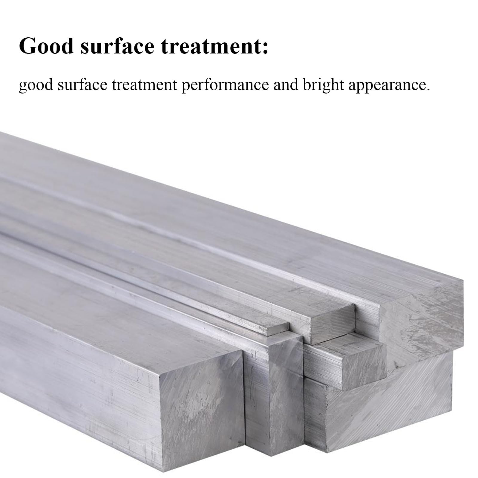 5 szt. Płaskownika aluminiowego 6061 - kwadratowa płyta aluminiowa o grubości 2 mm dla rzemiosła i przemysłu(2x20x500mm)