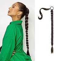 Vista 61 de SEIKEA Extensión de Cola de Caballo Larga DIY Trenzada con Banda para el Cabello, Extensiones de Cabello Liso Envolvente, Postizo Sintético Suave