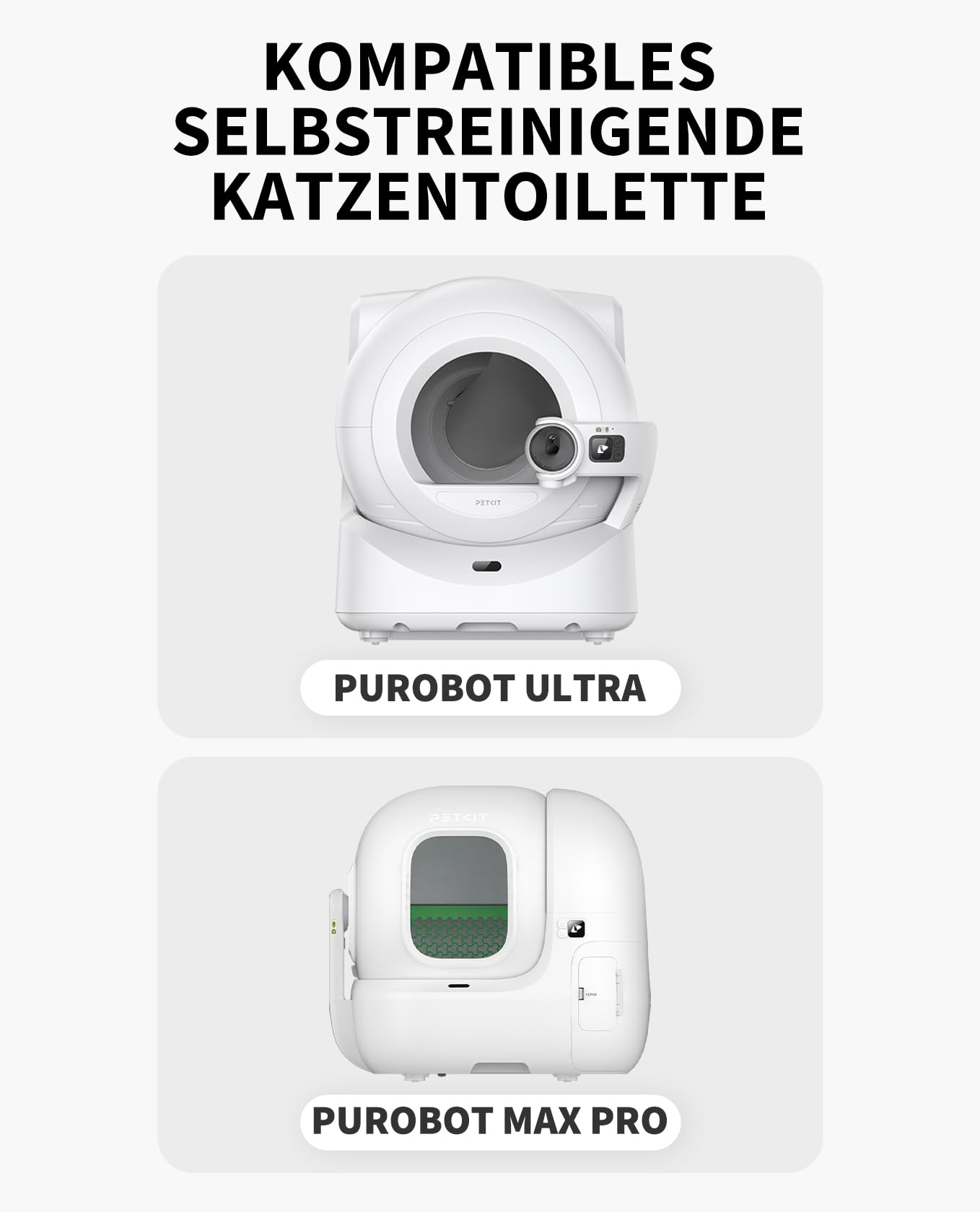 PETKIT N60 Geruchsvernichter für Purobot Ultra/Purobot Max Pro 2/Purobot Crystal Duo Selbstreinigende Katzentoilette, Geruchskontrolle (3 Stück)