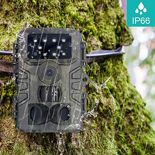 Caste Wildkamera Fotofalle 120 ° Weitwinkel 20MP 1080P Leuchtarme Infrarot-LEDs Mit Bewegungsmelder Nachtsicht… – Bild 5