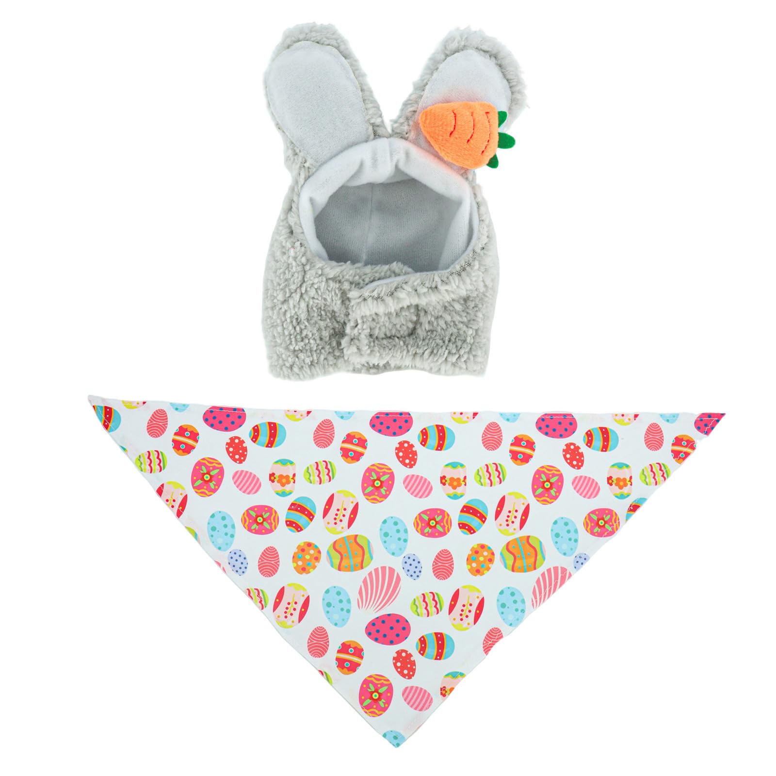 Kalttoy Geese Outfit Set Including Scarf Rabbits Hat for Holiday Festivities Seasonal Decoration Porch Outfit