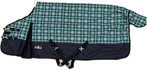 Miniatura 2 de Wire Horse UpNorth - Manta impermeable de peso medio de 1200 denier, 7.05 oz (72 pulgadas, cuadros de búfalo)