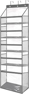 5 Layer Visible Hanging Storage Bag for Yarn Balls Featuring Metal Hooks Perfect for Organizing Knitting Supplies and Sm