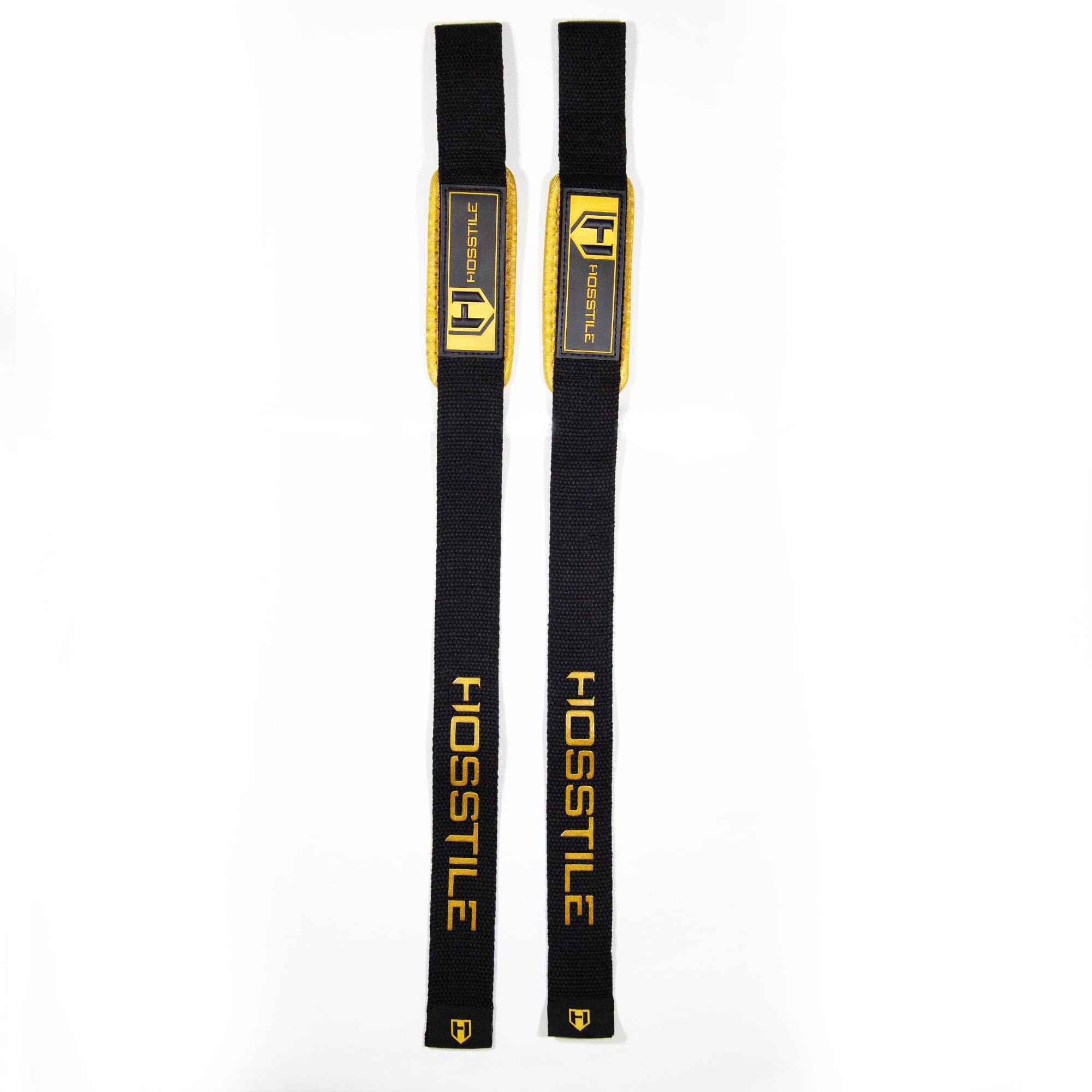 HOSSTILE Correas de muñeca acolchadas para levantamiento de pesas, culturismo, entrenamiento de gimnasio, entrenamiento de fuerza, peso muerto y entrenamientos de fitness, extralargas, duraderas,