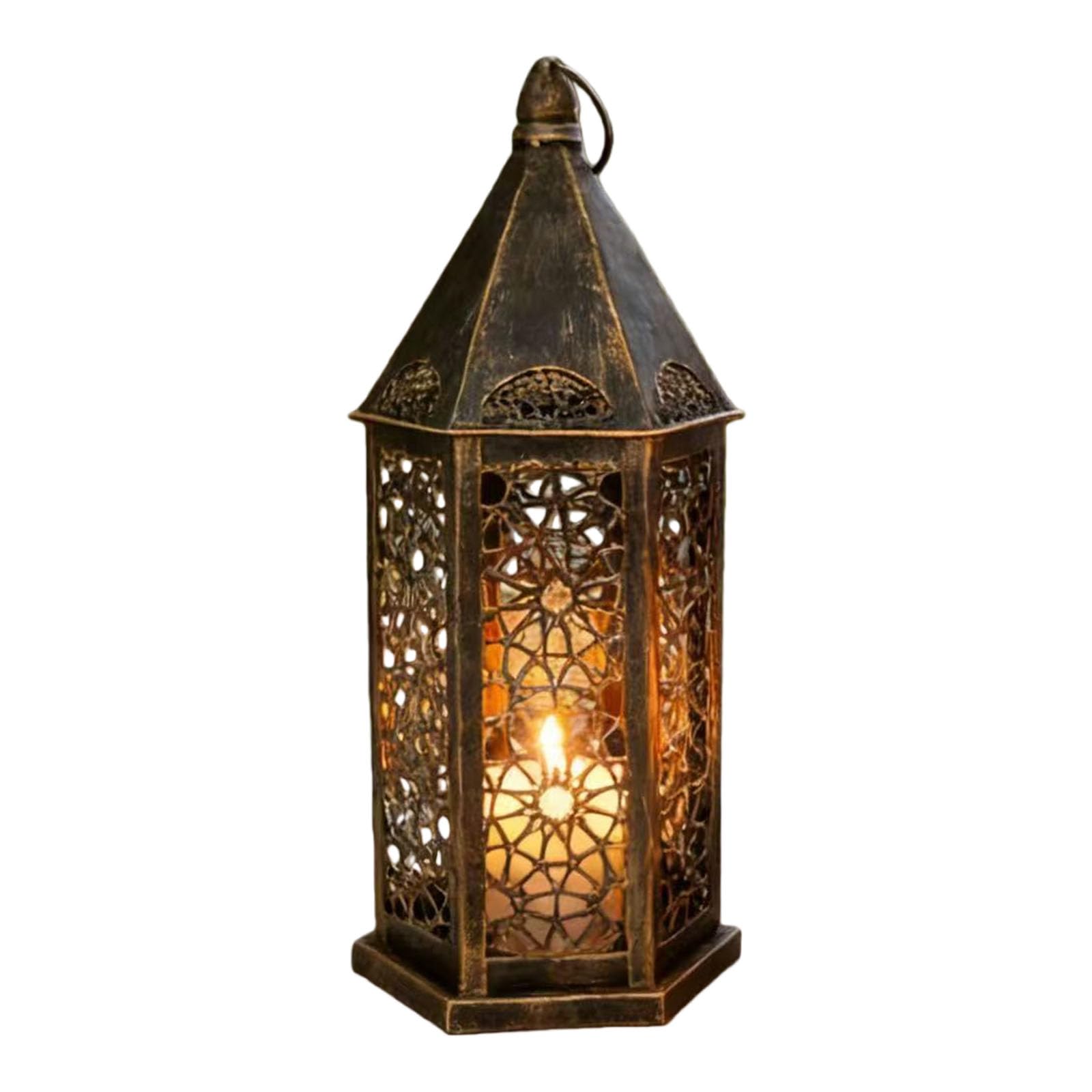 Moroccans Lanterned Ornate Lanterned Decorative Holders for Indian Wedding, Eid, Ramadans, Event Halloween Decorsative Holders for Home Decors