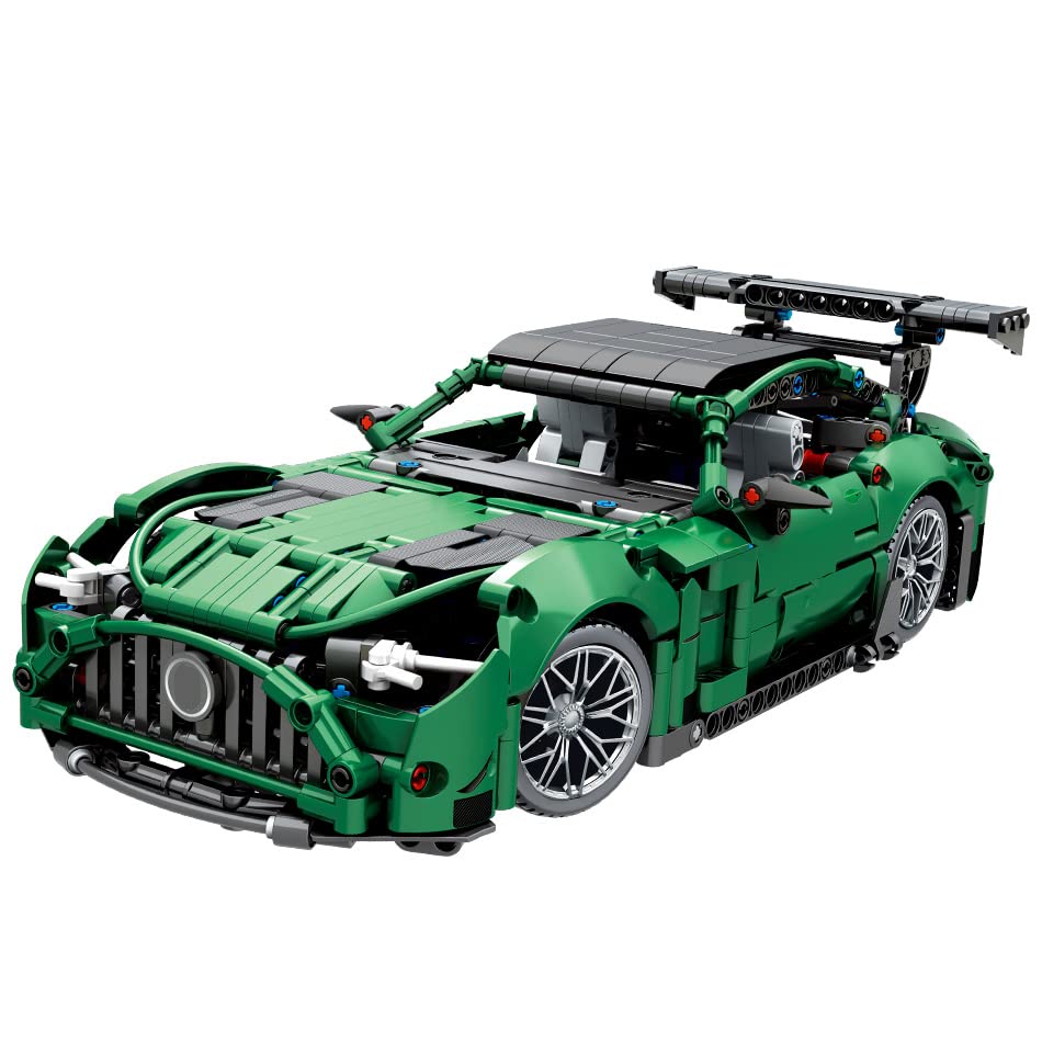 Tosbes Technik Sportwagen Modell Bausteine, for AMG Rennwagen, 1:14 1460+ Teile Sportwagen Modell Bausatz Klemmbausteine… – Bild 6