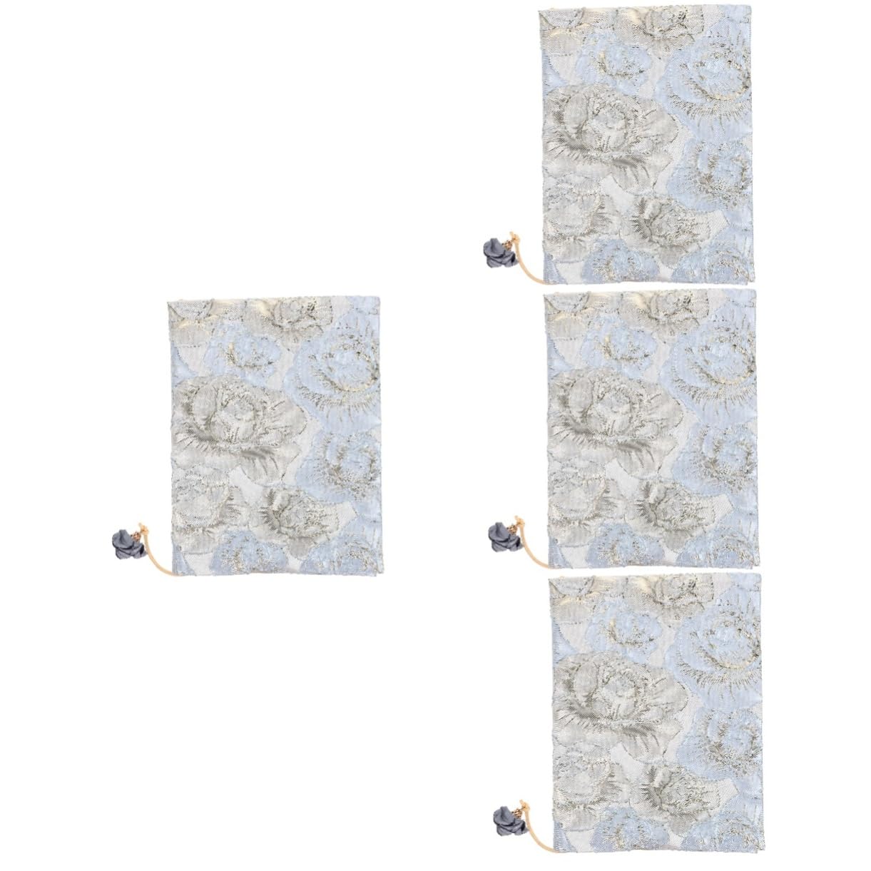 Angoily 4 Pezzi Copertura Decorativa per Libri Protettore Elegante e Resistente per Libri Scolastici per Amanti Della Design