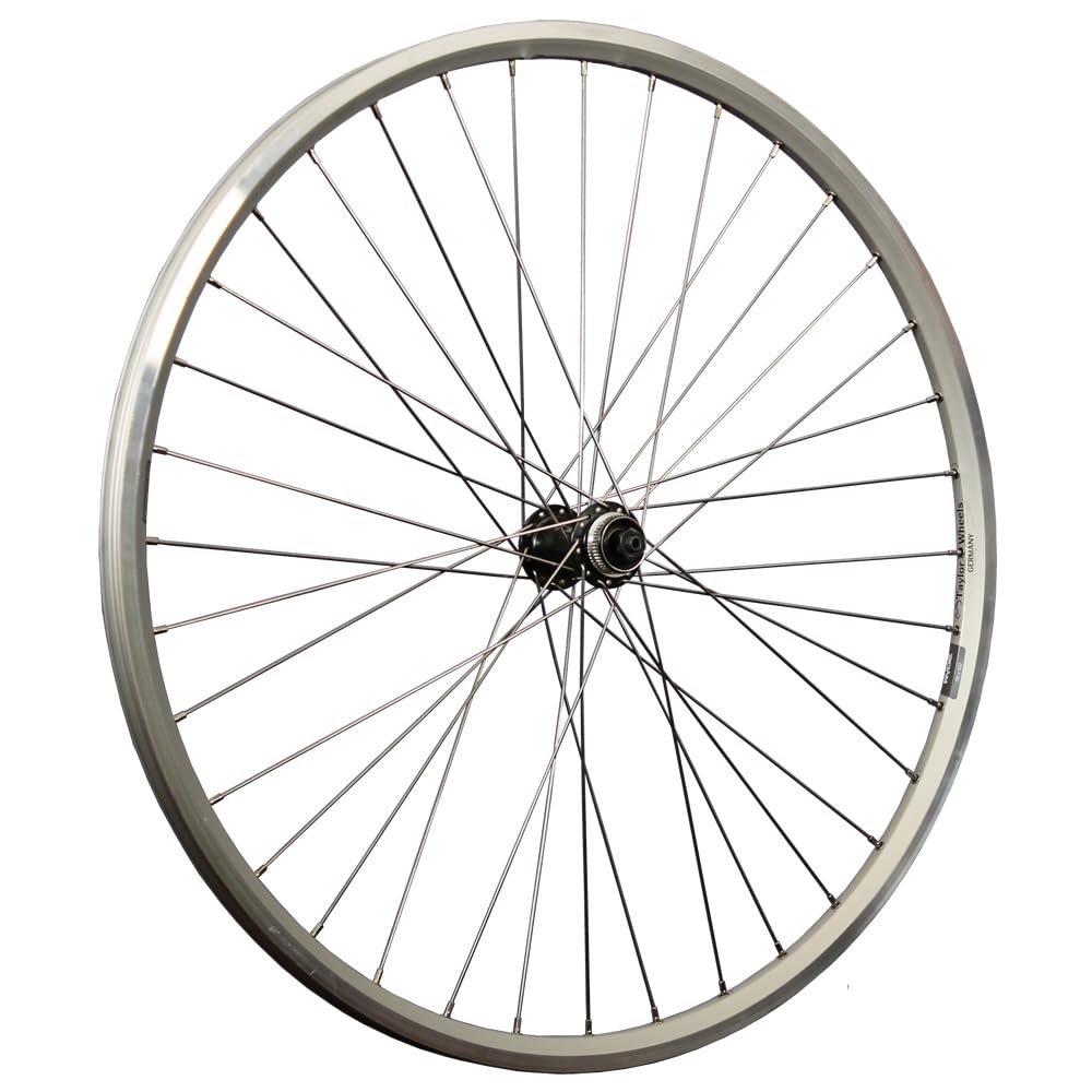 28 pollici ruota anteriore bici Ryde ZAC2000 acciaio inossidabile argento