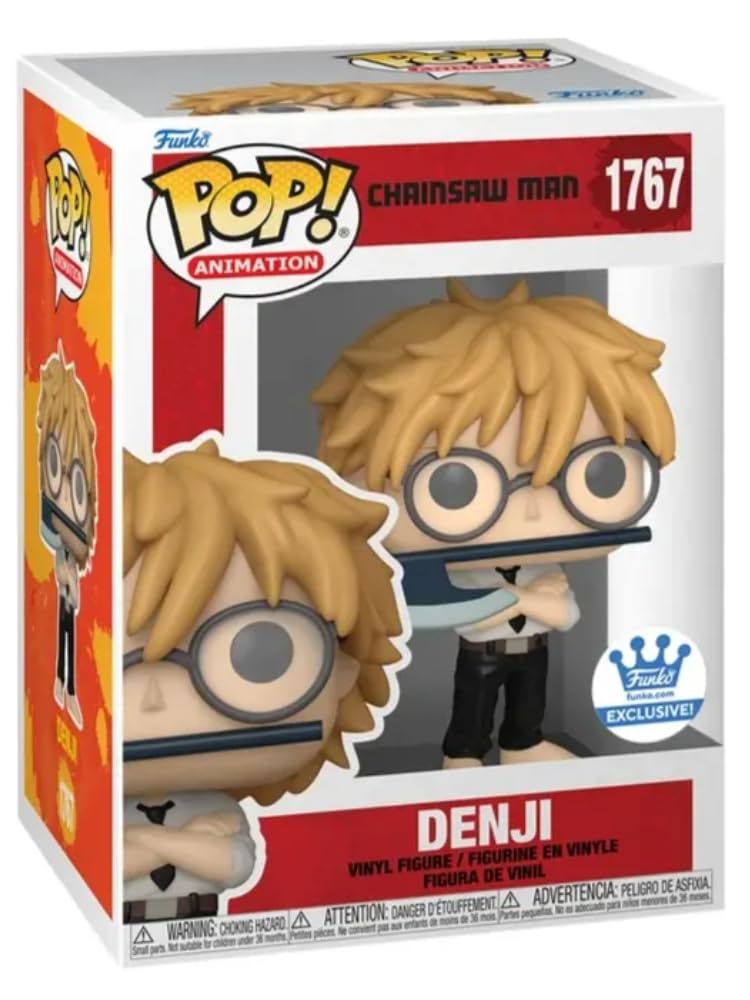Amazon.com: Funko Pop Denji Chainsaw Man Exclusive 1767 : Toys & Games