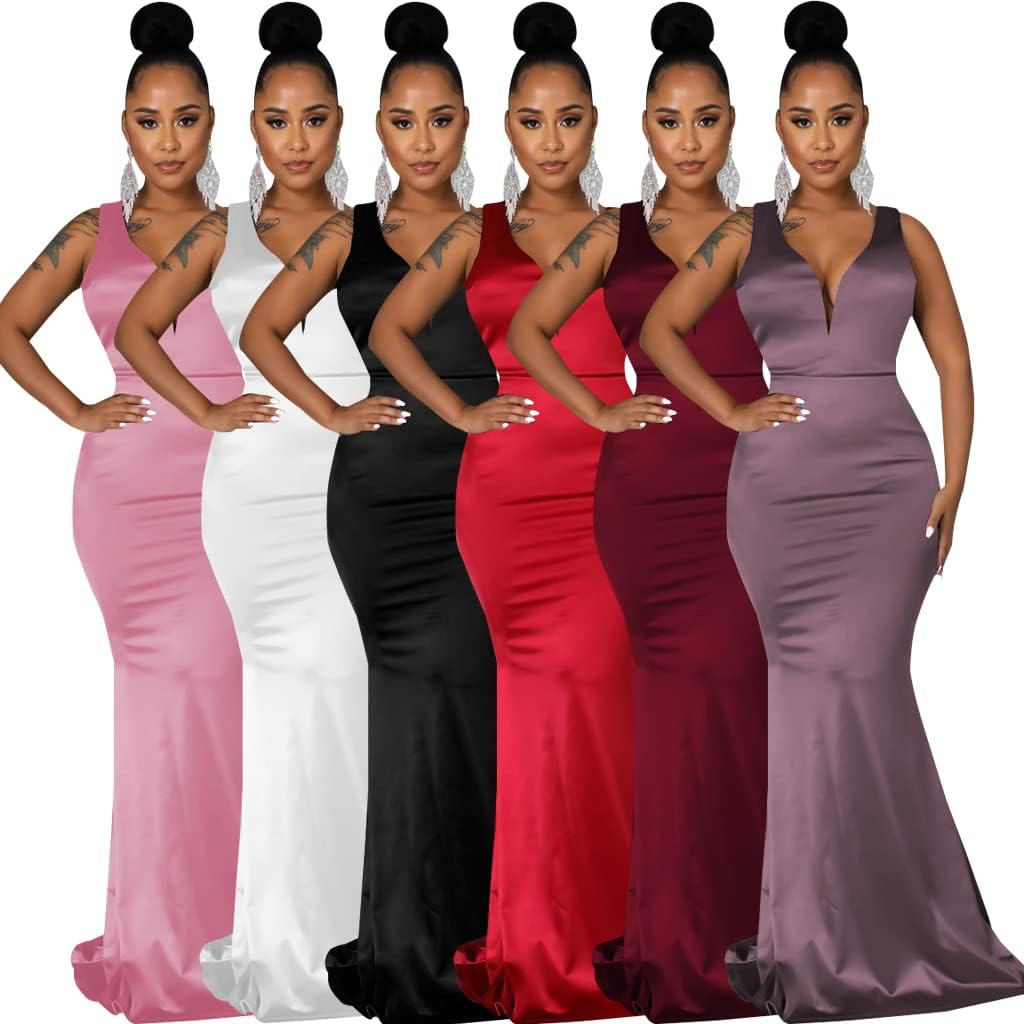 FairyLove Womens Sexy Bridesmaid Formal Evening Gown Dresses Wedding Guest Dress - Image 8