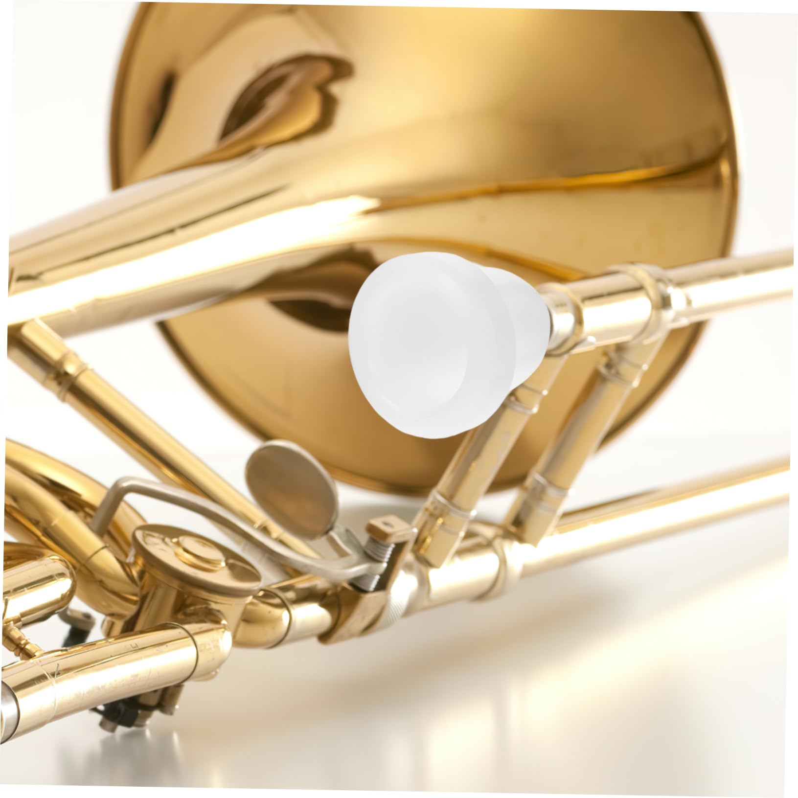 VANZACK Tenor Trombone Mouthpiece Lightweight Plastic Accessory for Beginners Easy to Install Durable Replacement for Trombone for Various Performance Occasions