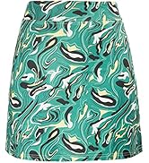 JACK SMITH Women's Athletic Skort Back Pleated Waist Stretchy Sports A-Line Skirts with Pockets