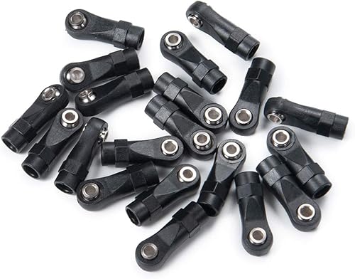 Miniatura 7 de QUE-T 10 piezas de acero inoxidable de dirección de tracción de varilla de enlace para 1/10 RC SCX10 Crawler coche, 12.756 in distancia entre ejes