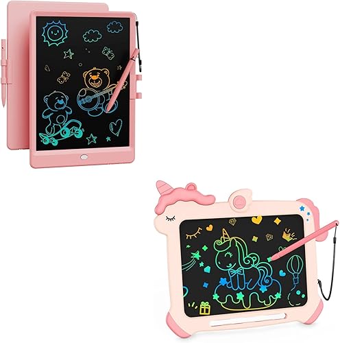 bravokids Tableta de escritura LCD de 8.5 pulgadas, tablero de garabatos para niños y niñas de 3 a 6 años