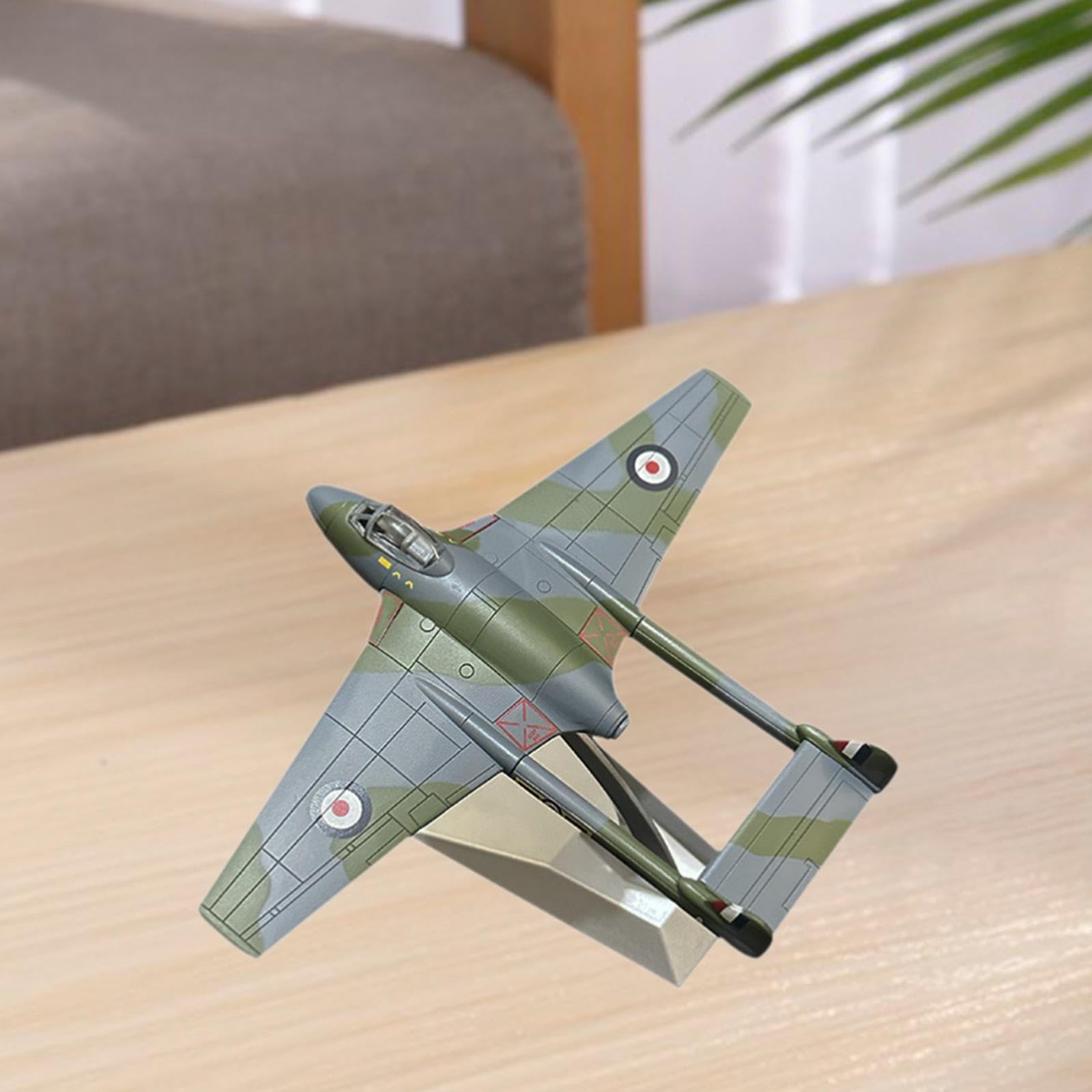 Modèle d'Avion de Chasse en Alliage 1/72 avec Stand Cadeaux Souvenir Avion pour Table