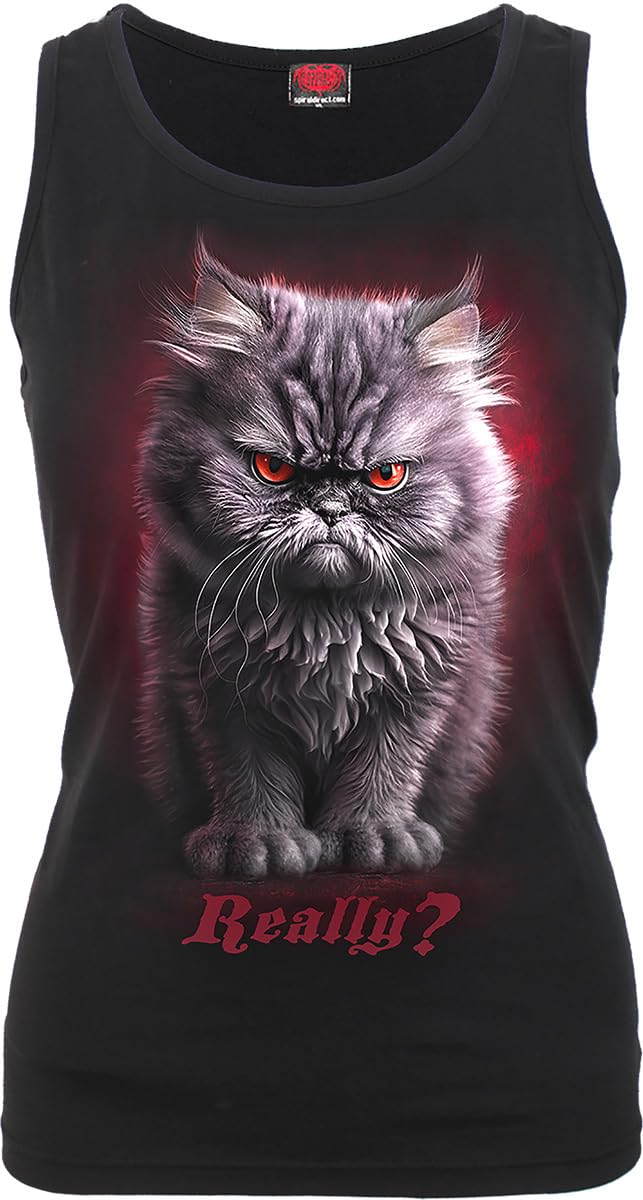Spiral - Anger Management - Razor Back Top Black - XXL
