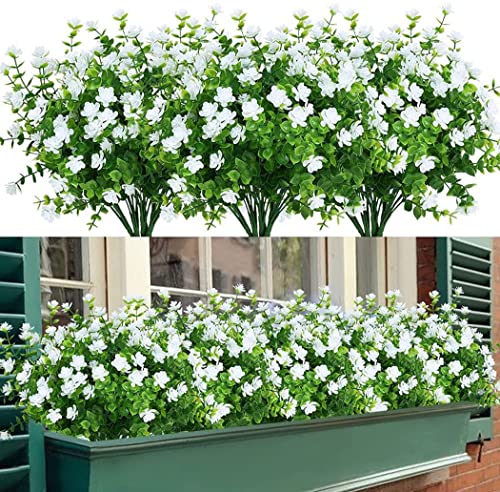 SOMYTING Künstliche Blumen 8 Stück Kunstblumen Unechte Blumen Deko...