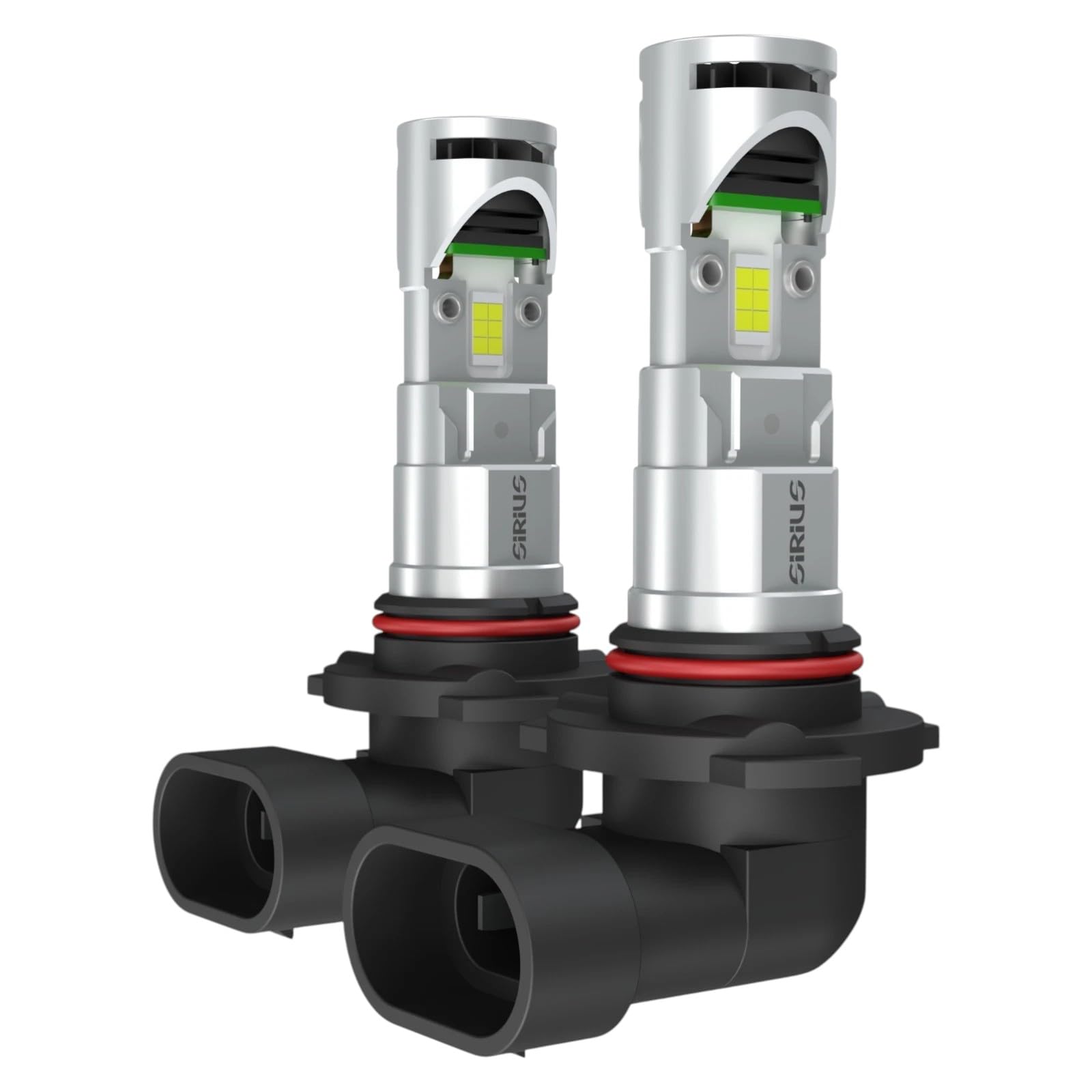 Sirius Kit 2 Lampadine LED HB3 per Fari Abbaglianti e Anabbaglianti 6500K - Sistema Air Cooling con Ventola 12V - Compatibile, Non Originali