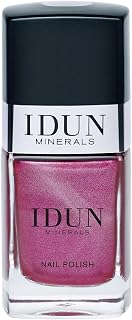 IDUN Minerals Nail Polish - Infused With Vitamins And Sweet Almond Oil - Prevents Cracking And Protects Nails - Even Lacquered Result - Obsidian - 0.37 Oz, (I0108548)