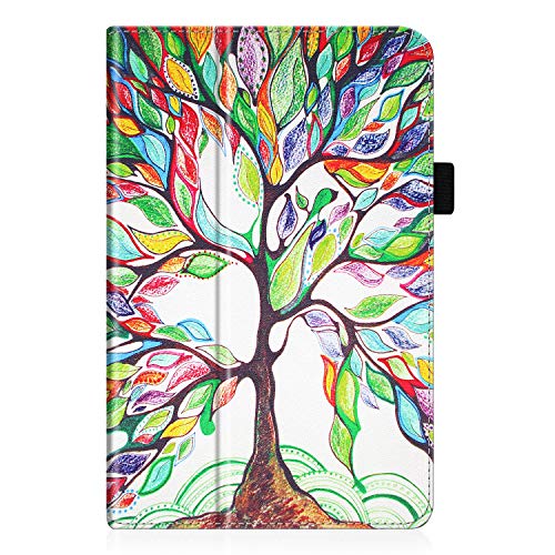 Fintie Folio Case For Kindle Fire 1St Generation - Slim Fit Stand Leather Cover For Amazon Kindle Fire 7" Tablet (Will Only Fit Original Kindle Fire 1St Gen - 2011 Release, No Rear Camera), Love Tree #TOP6
