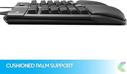 Miniatura 8 de KINESIS Freestyle Edge RGB Plus Split Teclado mecánico  Interruptores lineales Hotswap  RGB  Ergonómico  Soporte de palma desmontable  Totalmente