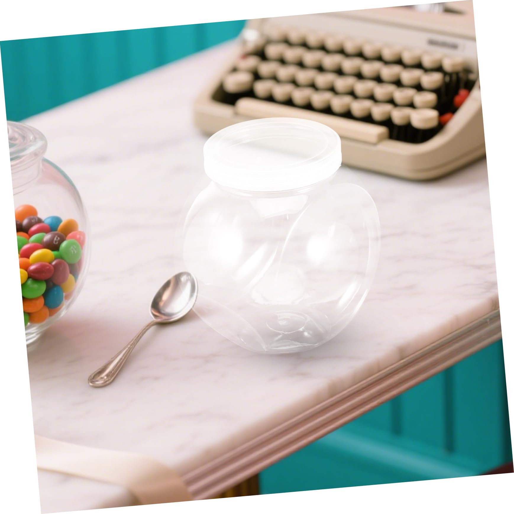 Alipis Lot De 4 Bocaux De Rangement Transparents Pour Aliments Secs Biscuits Bonbons Cuisine