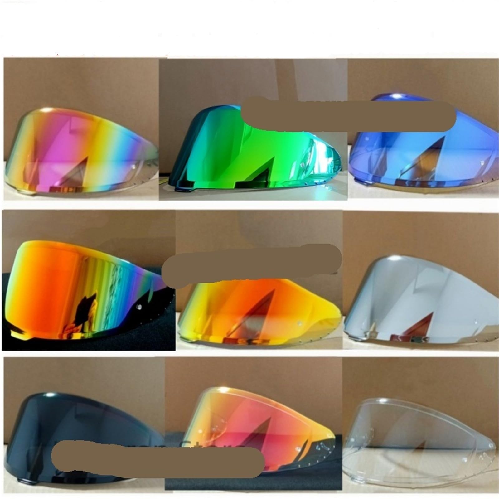 Visera para casco de moto Visera de casco, protector lente, solar, protección for parabrisas motocicleta(Color 8)
