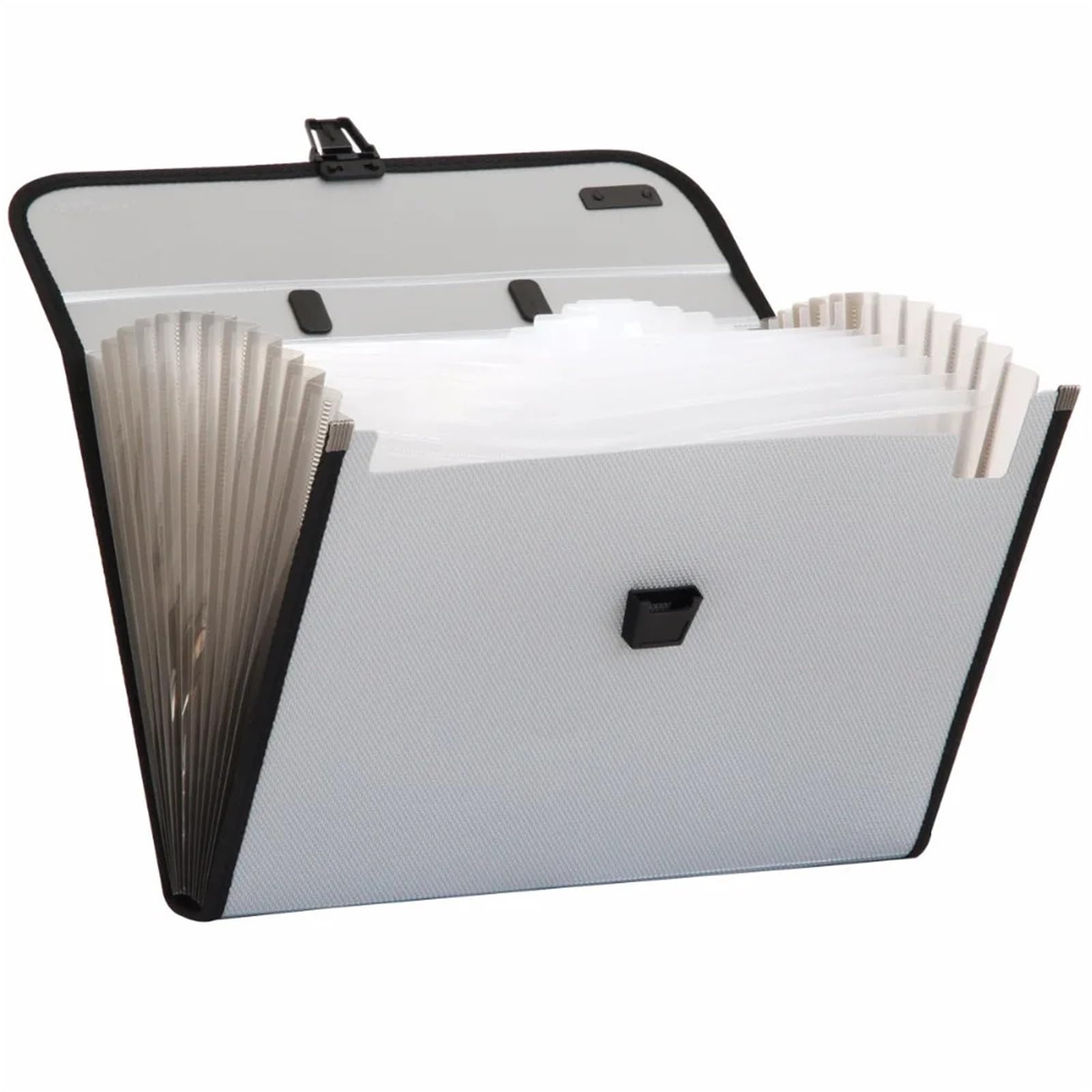 2 carteras expansibles de color sólido A4 para documentos, 12 paquetes, organizador de archivos duradero
