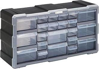 PDC-22BK 22 Drawers Cabinet Part Organizer 10" H x 20" W x 7" D