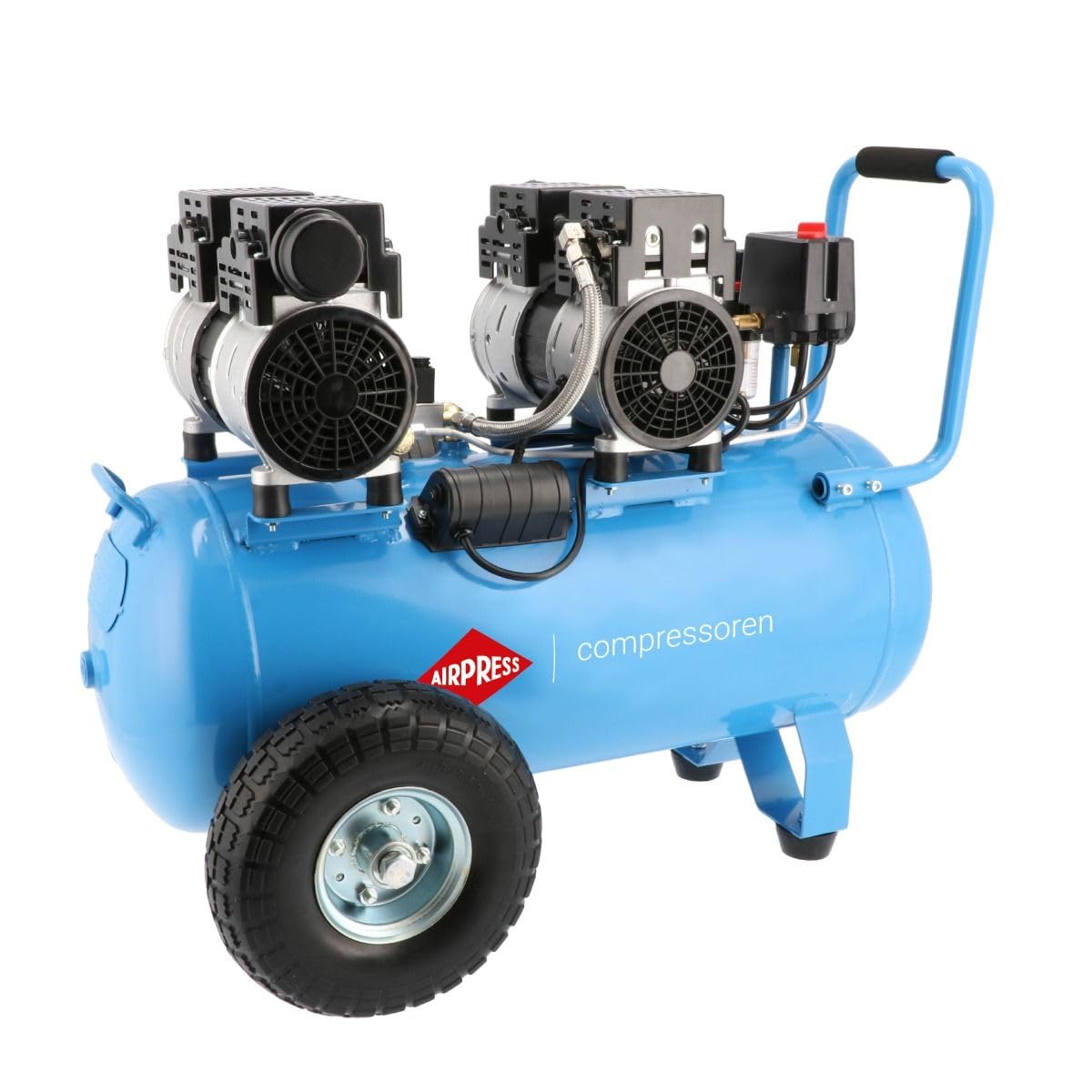 Airpress® LMO 50-270 - Compresor de aire comprimido silencioso 2 CV 50 l 8 bar tipo 36504