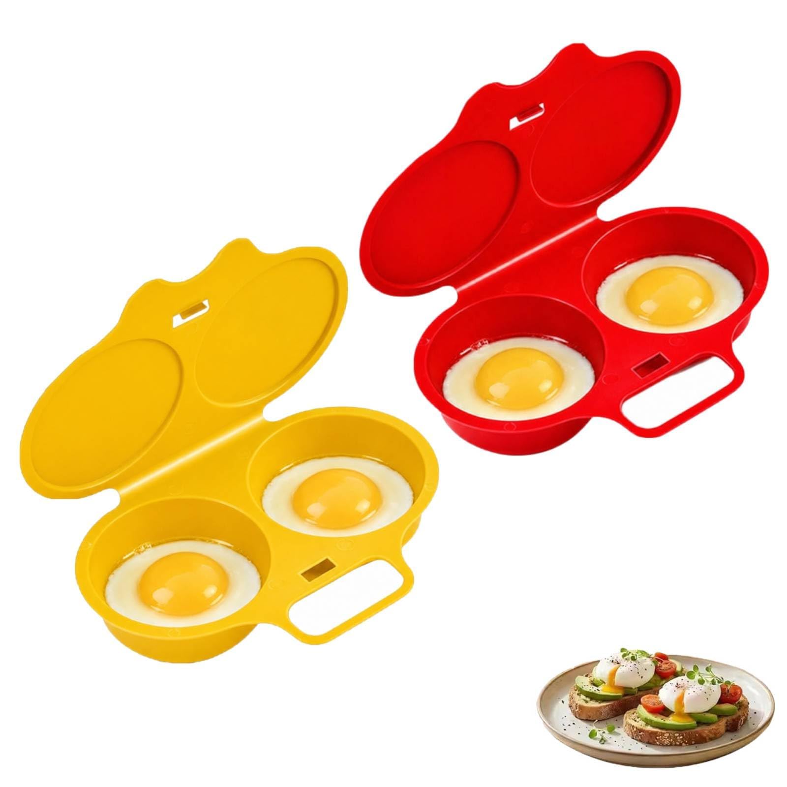 Microwave Egg Poacher, Egg Poachers with Lid & Handle