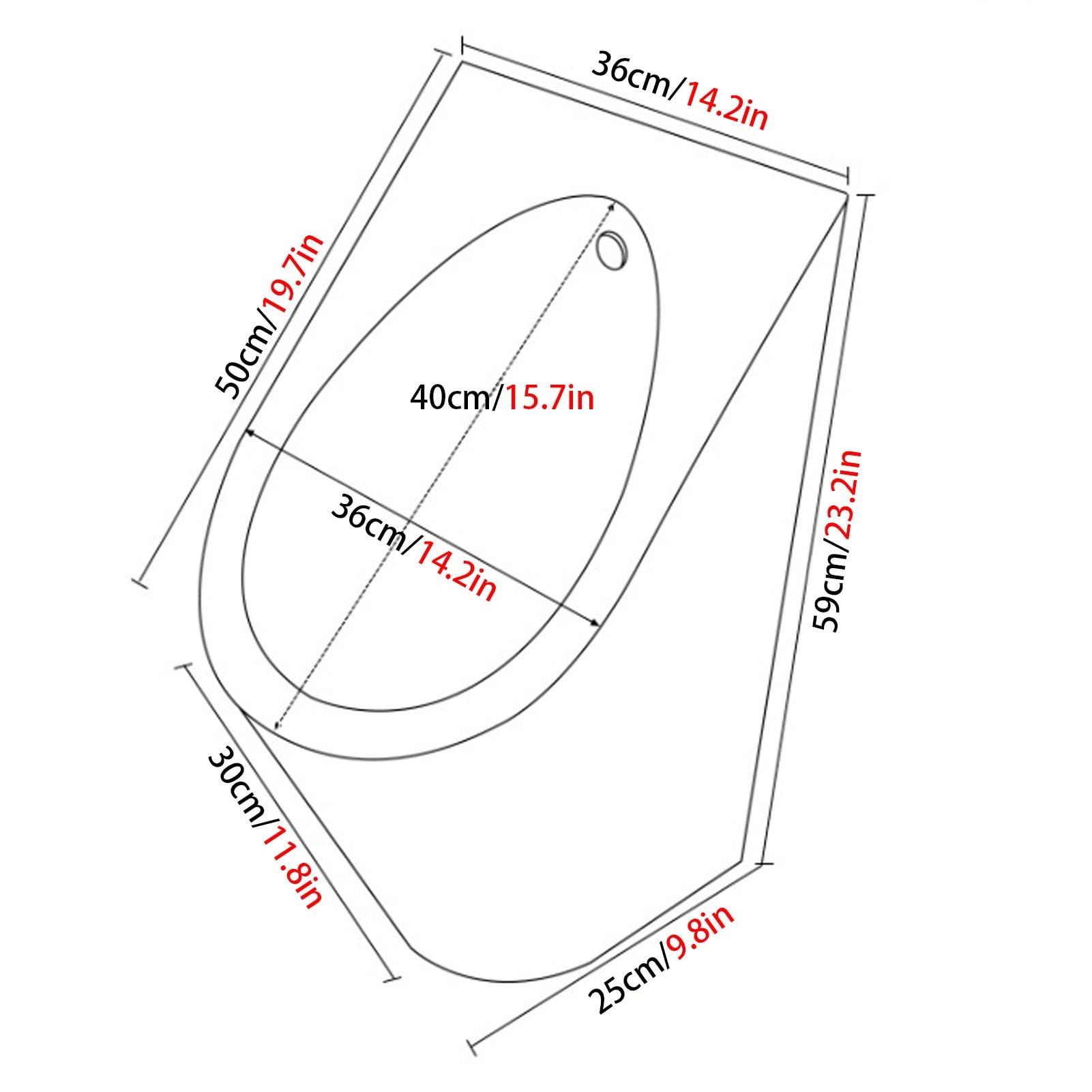 OTQEFTN Wall Mounted Sensor Urinal, 304 Stainless Steel Urinal, Splash-Proof Men's Urinal, Anti-Clogging Sanitary Ware Public Toilet, for Home/Hotel