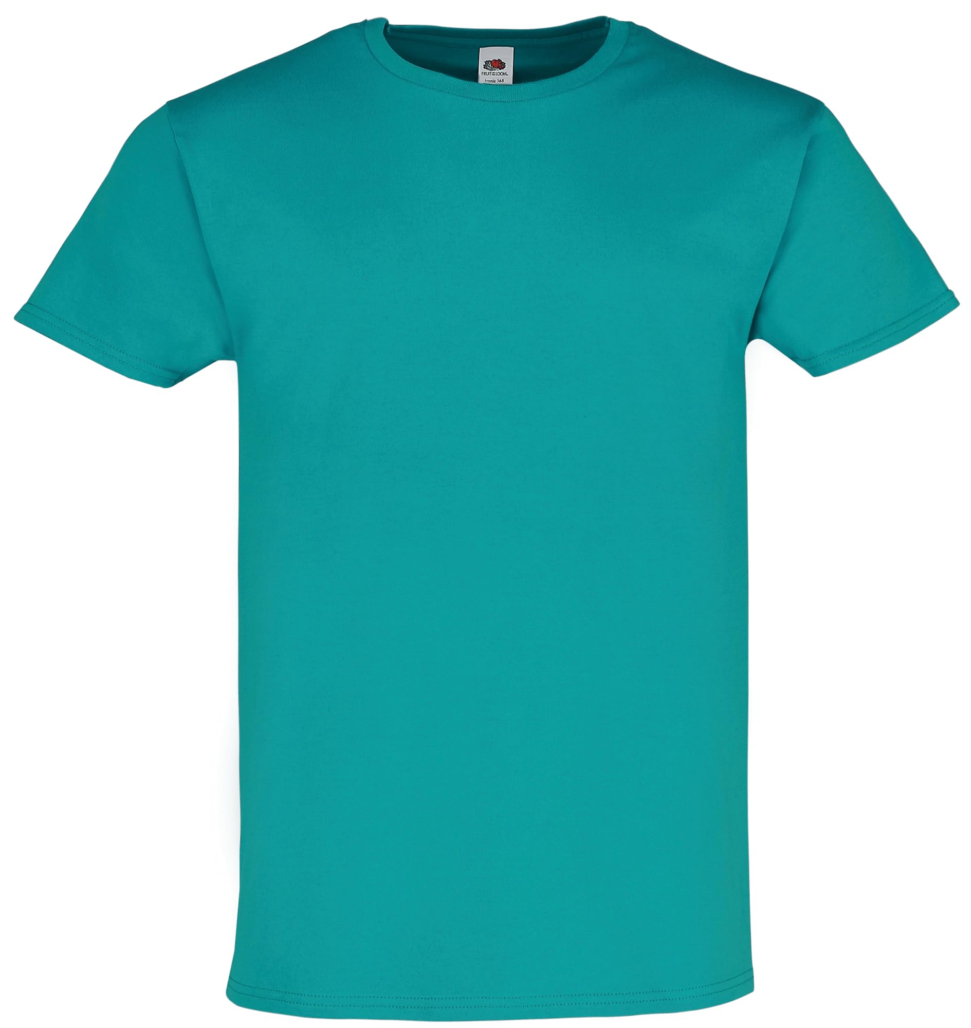 Fruit of the Loom - Iconic 195 Ringspun Premium T | T-Shirt Herren & Damen - 100% Baumwolle, hochwertig & weich, ideal für den Alltag, Farbe:Ocean Teal, Größe:2XL