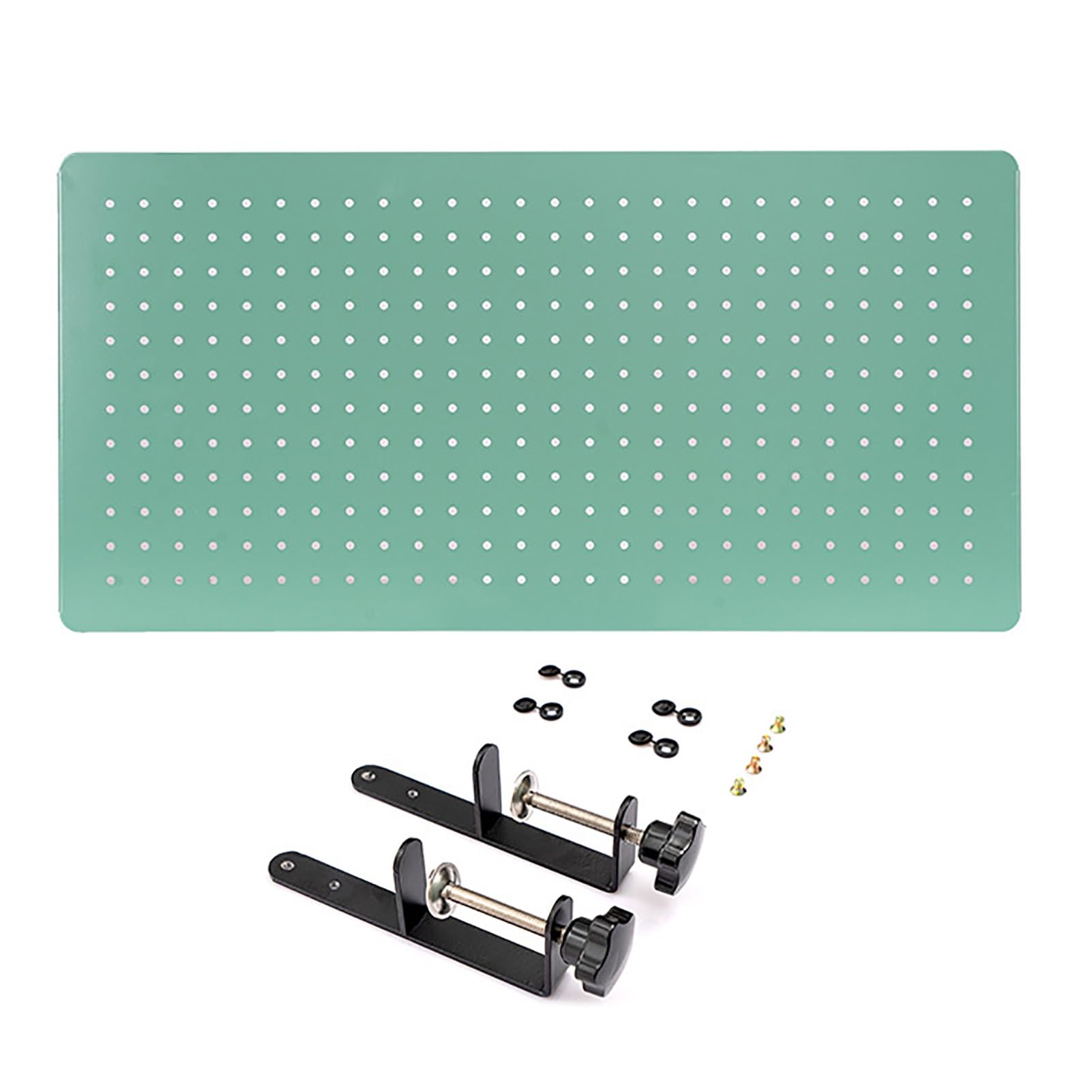 Pegboard-Paneele, Pegboard-Büroschreibtischzubehör, Desktop-Arbeitsplatten-Organizer-Rack, Pegboard-Regale für Büro, Gaming, Zuhause (Farbe: Grün, Größe: Vertikale Halterung)