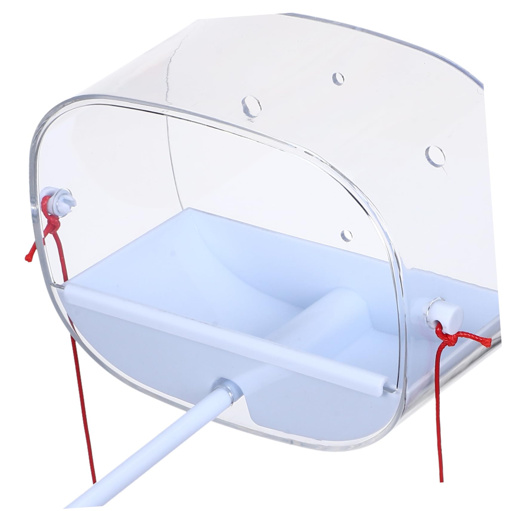 Mipcase 5 Set Mangiatoia Per Uccelli Alimentatore a Finestra Mangiatoia Per Pappagalli Con Ventosa Finestra Delle Mangiatoie Per Uccelli Mangiatoie Per Uccelli Per Finestra P.s Bianca