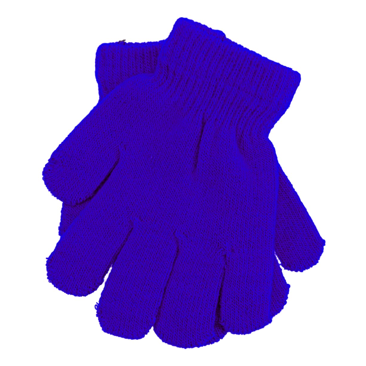 VANZACK 6 Pairs Kids Winter Warm Gloves Protection Knitted Fingerless Gloves Random Color