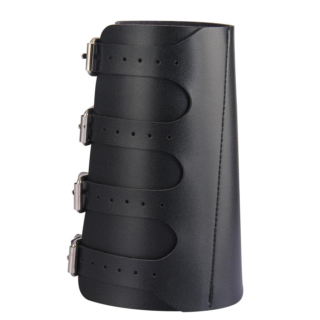 2X Braccialetto Unisex in Pelle Sintetica PU, Largo, per Braccio