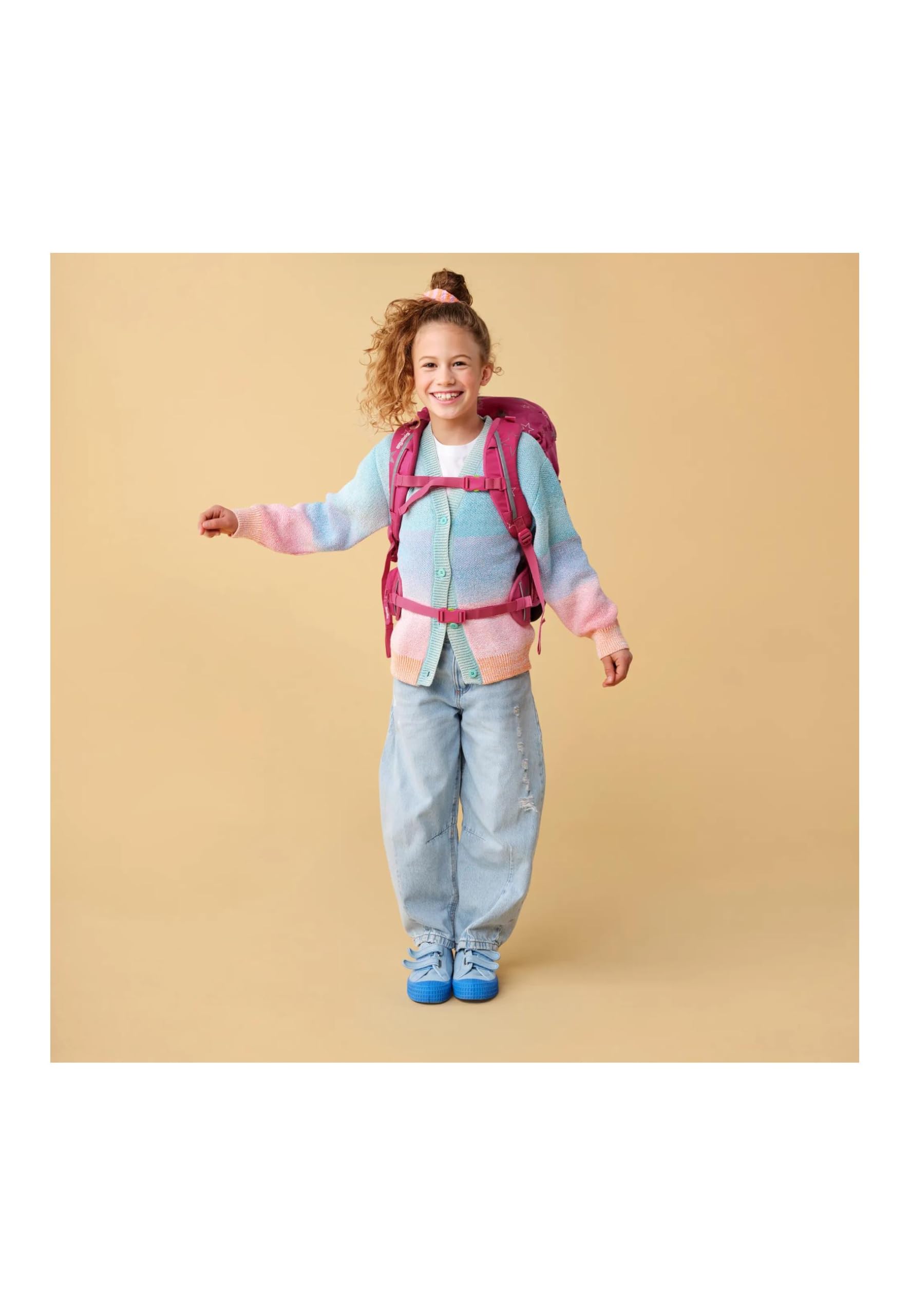 ergobag maxi set Set di 6 pezzi, zaino scolastico, cartella ergonomica, ideale per bambini grandi a partire dalla prima elementare