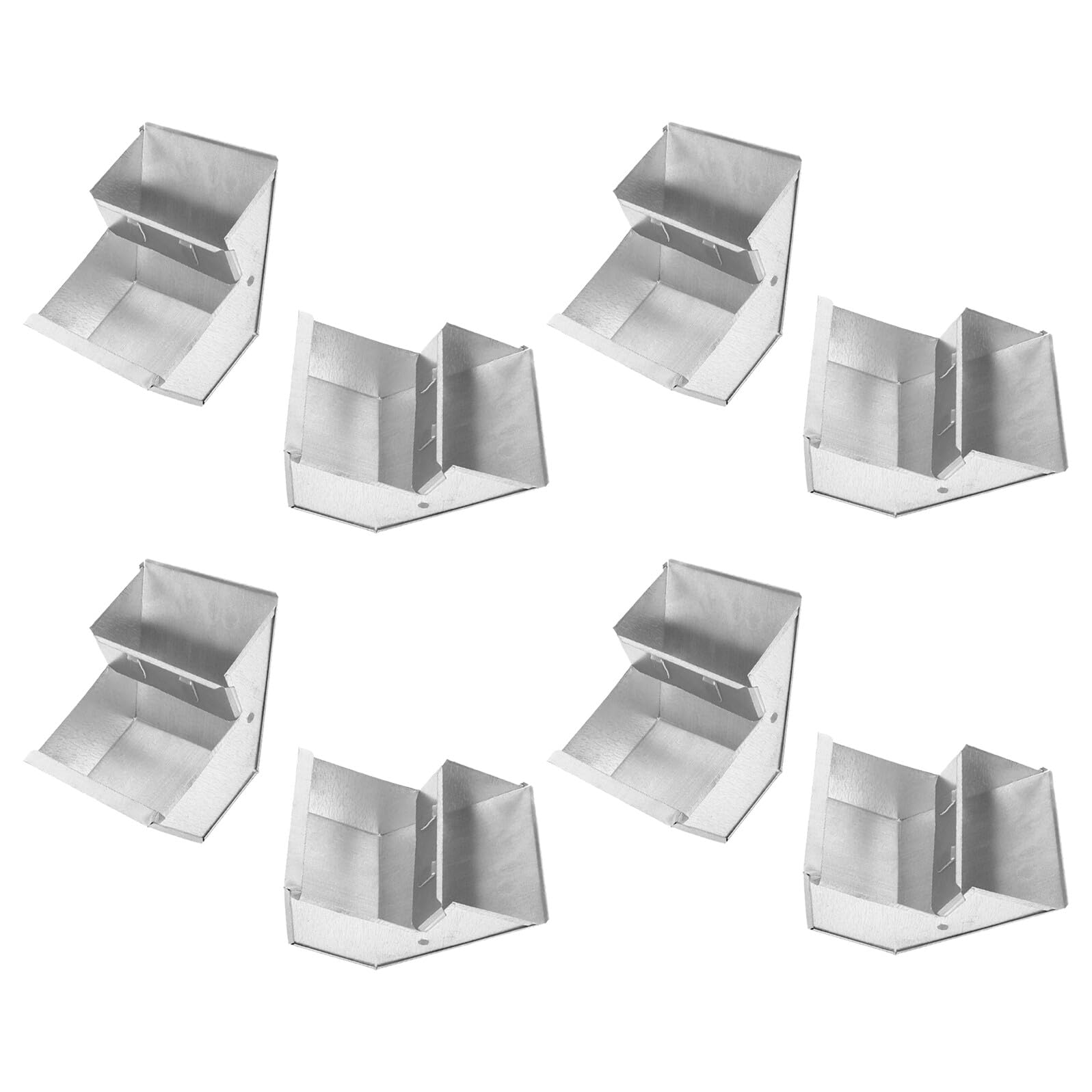 8 Stück Teiliges Metall-käfig-futterspender aus Robustem Eisen Kleine Futterbox für Kaninchen Meerschweinchen und Hamster Langlebiger Heu Futternapf für Kleintierkäfige Leicht zu