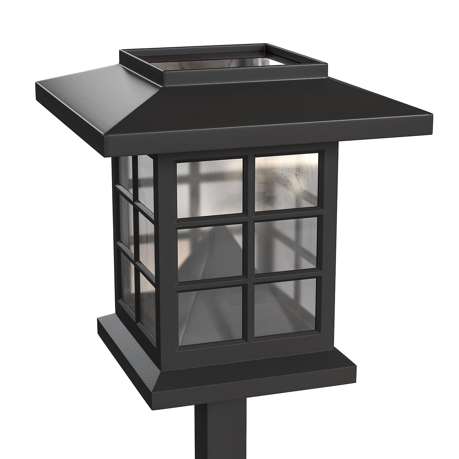 Flash Furniture Halsey Lantern Style LED Solar Lights - All