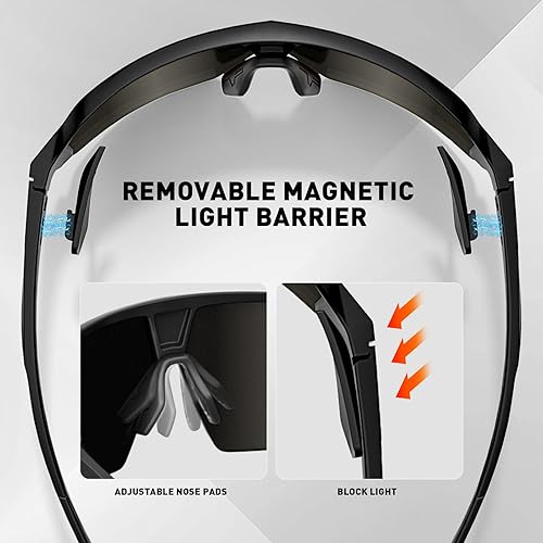Miniatura 4 de KAPVOE Gafas de sol polarizadas de ciclismo gafas deportivas UV400 protección hombres mujeres gafas de bicicleta