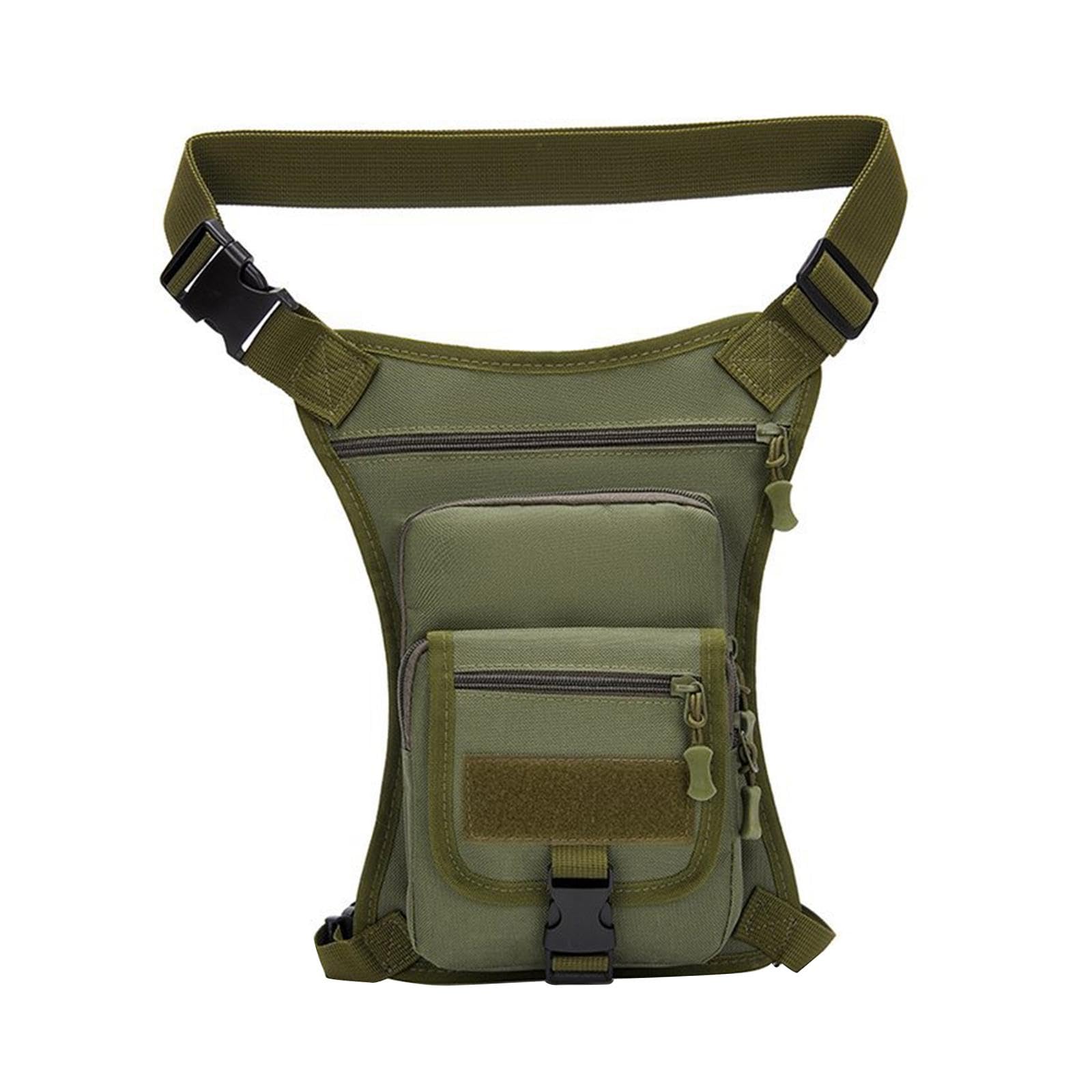 Waist Bag Craft Thigh Pack Waterproof Costume Cycling Decor Sport Fanny Pack Solid Green-image-14