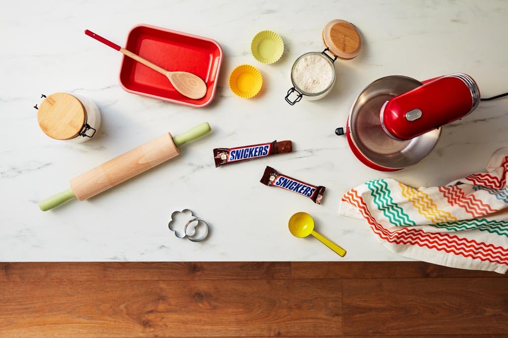 Snickers Barretta con Caramello e Arachidi Tostate Ricoperta al Cioccolato, 24 Barrette X50G (1200G), Idee Regalo Natale, Nuova versione